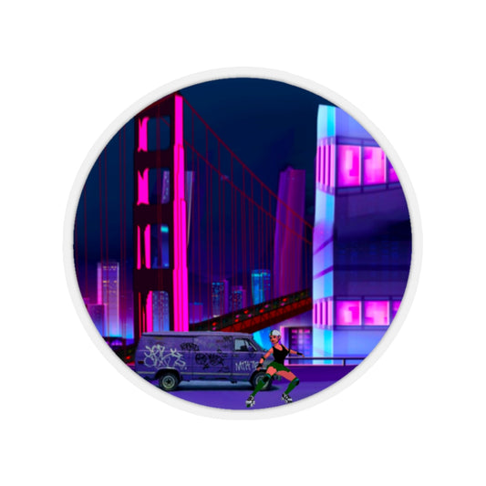 City Night Life Sticker